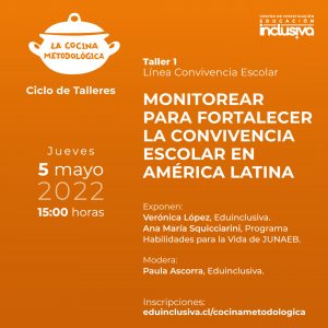 Taller 1 - La Cocina Metodológica: Monitorear para fortalecer la convivencia escolar en América Latina
