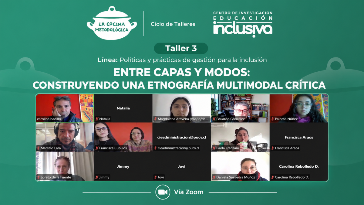 EduInclusiva realizó taller sobre etnografía multimodal crítica y abordó nuevas formas de investigar las políticas educativas