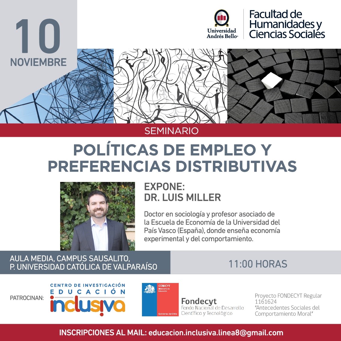 Este Viernes 10, seminario abierto ‘Políticas de empleo y preferencias distributivas’