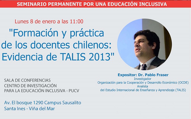 Seminario sobre formación y práctica de los docentes chilenos: TALIS 2013